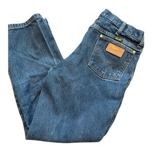 Vintage Wrangler Men's Indigo Jeans 35X30